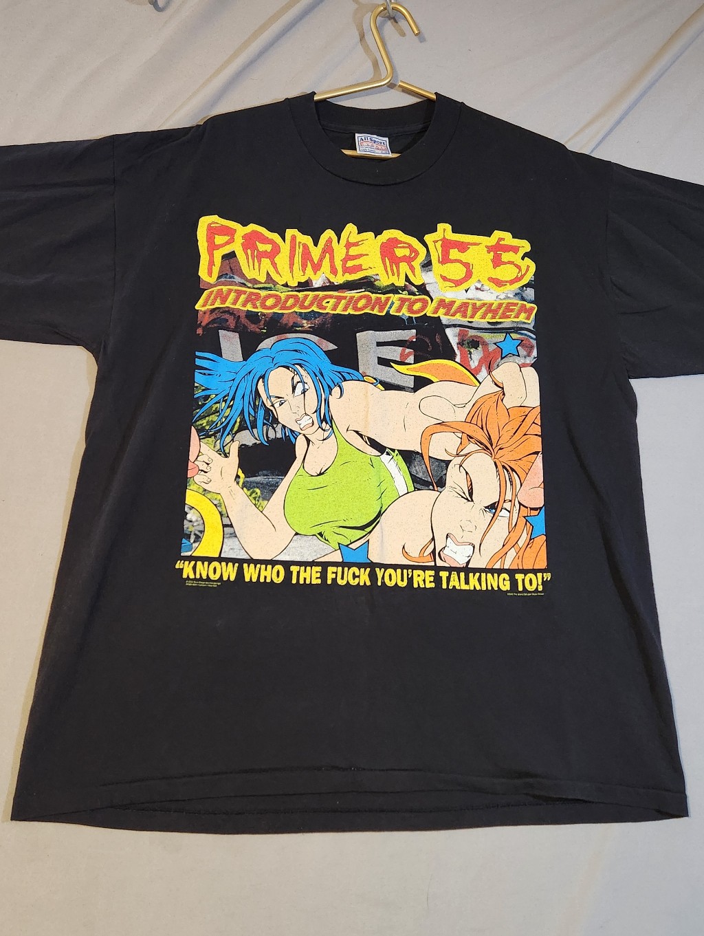 Primer 55 'Introduction To Mayhem' Graphic Band Tee - Black